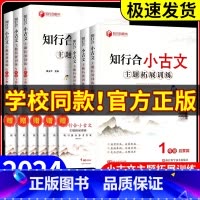 [语文阅读2本套]小古文+阅读 四年级下 [正版]2024秋 知行合小古文主题拓展训练一二三四五六年级上册下册人教版小学