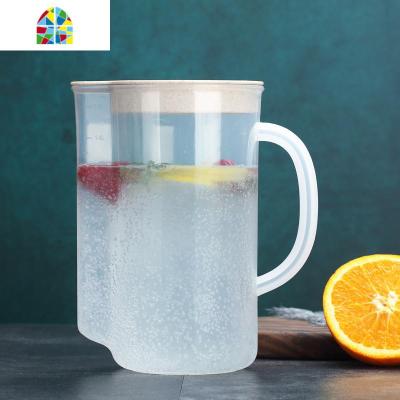 家用北欧凉水壶大容量超大开水塑料耐热可高温可爱日式冷水壶 FENGHOU 冷水壶不送杯