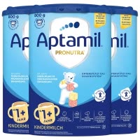 [3罐装]Aptamil德国原装进口爱他美经典版1+段1-2岁婴幼儿配方奶粉800g