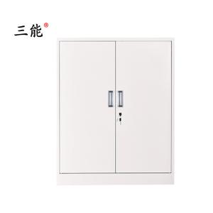三能 办公家具对开门矮柜文件柜铁皮分体下节工具资料柜双层半截带锁财务档案柜