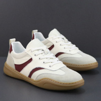 欧洲站男鞋子夏季透气板鞋男款品潮牌德训鞋潮流百搭男士真皮