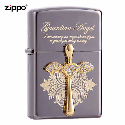 美国zippo打火机 芝宝 原装正品 守护天使