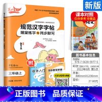 [3上]语文 小学通用 [正版]2023新版笔下生辉规范汉字字帖同步默写手册一二年级上册三年级四年级五年级六年级下册人教