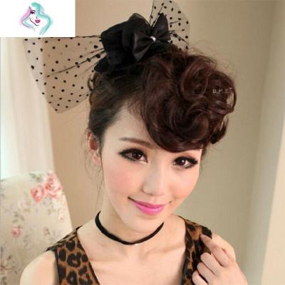 卷刘海片假发女假刘海时尚卷发卷刘海片假发片接发片蓬松你那么美深棕蓬松刘海