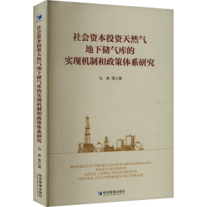 正版新书]社会资本投资天然气地下储气库的实现机制和政策体系研