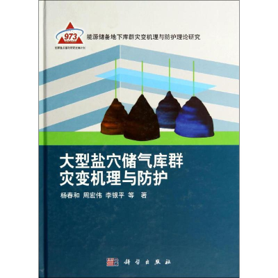 醉染图书大型盐穴储气库群灾变机理与防护9787030385017