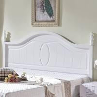 订制韩式床头板简约现代白色靠背板床头田园双人非烤漆床头板定制