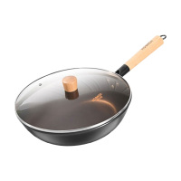 康巴赫炒锅30cm导热迅速耐磨耐用底厚壁薄CZH30A1