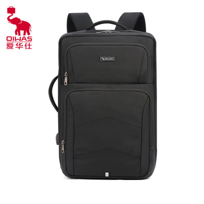 爱华仕(OIWAS)移动办公系列双肩包大容量17.3英寸电脑包电竞包男女旅行背包 OCB4480G黑色