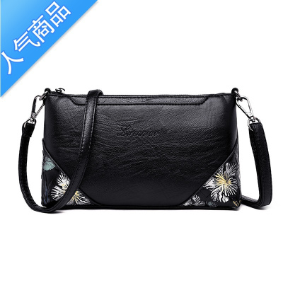 FENGHOU2021新款单肩斜挎小包中年女包软皮妈妈包婆婆手提手机零钱包女斜挎包