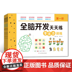 全脑开发天天练-专注力训练(全4册)
