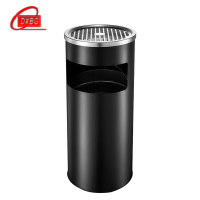 DXBG不锈钢圆形大号商用垃圾桶酒店ktv大堂立式烟灰桶电梯口高档户外