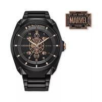 西铁城(CITIZEN)光动能男士漫威85周年限量版黑金不锈钢腕表43mm礼盒装