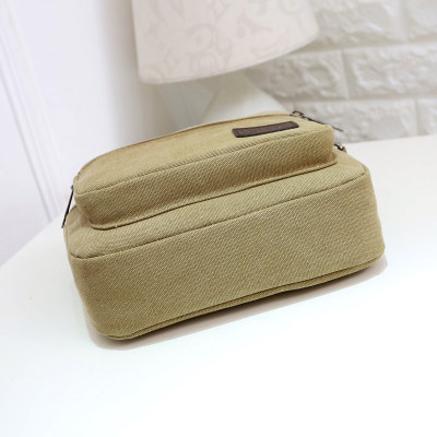 派尼美特2020新款帆布男包单肩包斜挎包男士户外休闲收银收钱生意包9112