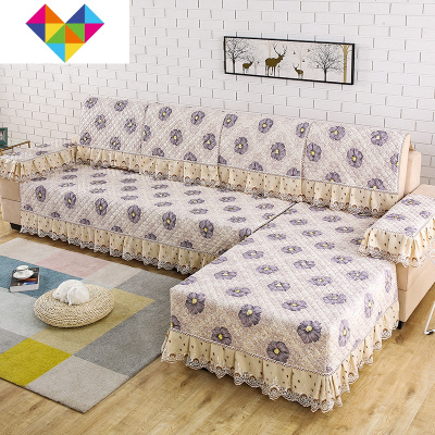 沙发垫四季通用布艺组合套装1+2+3客厅萬能沙发套罩一套全包现代咖色-罗兰1人+2人+2人（三片装）御蓝锦