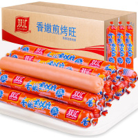 双汇(Shuanghui) 香嫩煎烤旺420g(42gx10支) 香肠休闲火腿肠热狗台式肉类零食小吃烧烤肠
