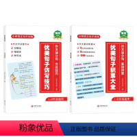 [两本装]优美句子积累+方法技巧(90%家长给孩子选择) 小学通用 [正版]小学语文优美句子积累大全修辞手法专项训练打卡