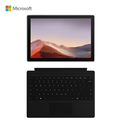 微软(Microsoft)新品SurfacePro7商务版i34GB128G亮铂金+黑色键盘
