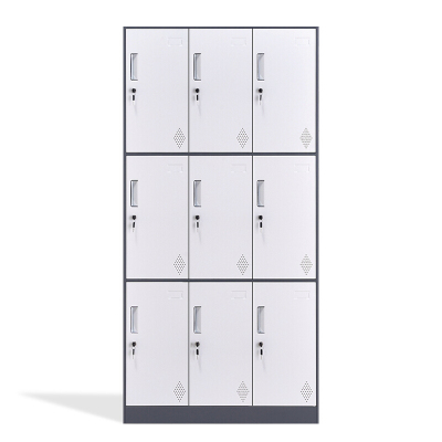 全简拆装更衣柜浴室储物存包柜职员宿舍九门更衣柜1850*900*500