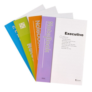 玛丽 B5大号软面抄80型笔记本练习本软抄本子记事本颜色随机 B5 80页 5本装