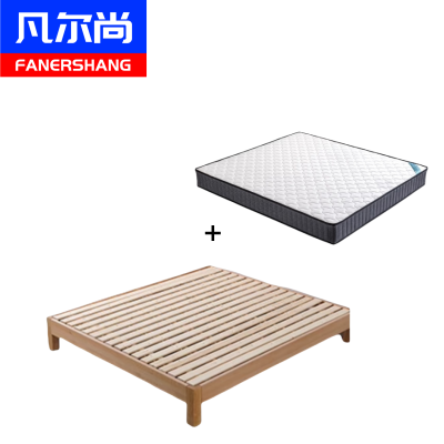 凡尔尚木质床1.2米1200*2000*250mm+20cm床垫套