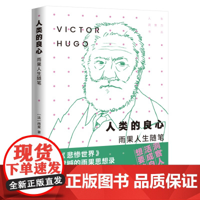 人类的良心:雨果人生随笔 比《悲惨世界》更震撼的雨果思想录 花城出版社正版书籍