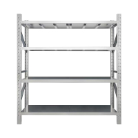 臻远 ZY-BXGHJ-03 不锈钢货架201材质四层仓储货架 300kg主架