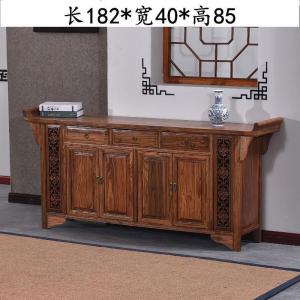 供桌佛台家用实木经济型玄关案桌香案财神爷供奉桌子神台条案佛龛