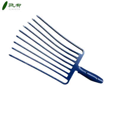 九齿耙 一体九齿叉+柄/个