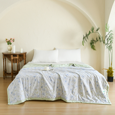 雅鹿精纺水洗棉柔夏被