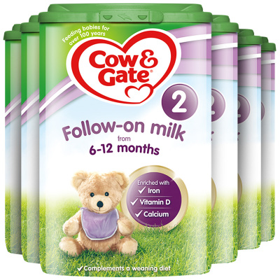 6罐装|英国牛栏2段婴幼儿配方婴幼儿奶粉易乐罐（6-12个月）800g/罐