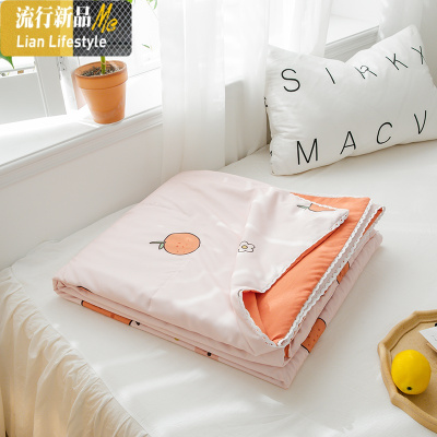 夏被空调被水洗棉夏凉被棉单人双人薄款春秋被子夏季儿童棉被芯 三维工匠