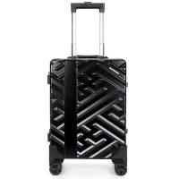 SUISSEWIN拉杆箱瑞士潮流休闲商务多功能铝框旅行箱SN7623A