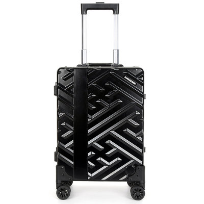 SUISSEWIN拉杆箱瑞士潮流休闲商务多功能铝框旅行箱SN7623A