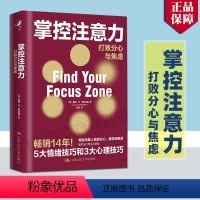 [正版]掌控注意力 打败分心与焦虑 精 美 露西·乔·帕拉迪诺 中国人民大学出版社 9787300295831心理学