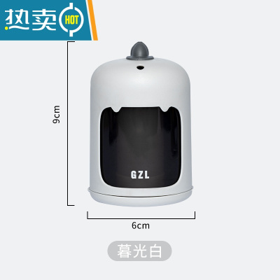 敬平牙签盒家用按压式个性创意自动弹出牙签罐卡通高颜值便携式牙签筒 露白小恐龙