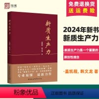 [正版]新质生产力 盖凯程韩文龙 准确理解和把握新质生产力的理论要义和实践内涵 加快发展数字经济 培育布局战略性新兴产