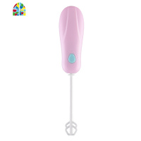 加长柄奶粉搅拌棒电动调奶器婴儿奶粉搅拌器冲调打蛋器冲奶粉 FENGHOU 蓝色+2根加长搅拌棒+电池