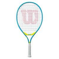 Wilson儿童网球拍轻便稳定易操控趣味设计蓝色网球拍