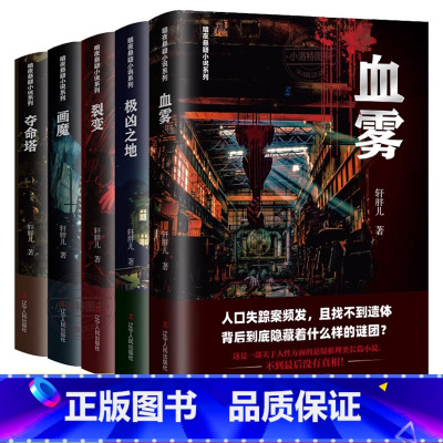 [全5册]暗夜悬疑小说全套 [正版] 暗夜悬疑小说系列全5册 极凶之地+血雾+画魔+裂变+夺命塔 这是一部关于人性方面
