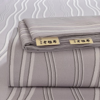 新款纯棉加厚老粗布床单单件100全棉亚麻凉席学生宿舍被单2三件套_448