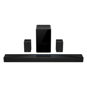 回音壁音响Q85H Pro 7.1.4物理环绕声道全向声弧 T和弦家庭影院电视长条蓝牙音箱+低音炮+卫星音箱套装