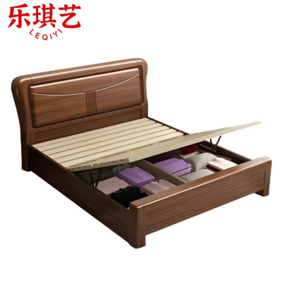 乐琪艺 实木床 气压款(1.8米) 张