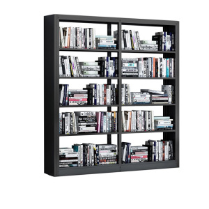 慧采云 钢制书架学校图书馆书店书籍室阅览室单面书架资料架一列二组五层