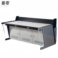 蕃蒂 电脑桌三联台