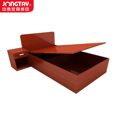 中泰(jongtay)实木床现代简约单人床1.0米单人床 J-JBDZ12