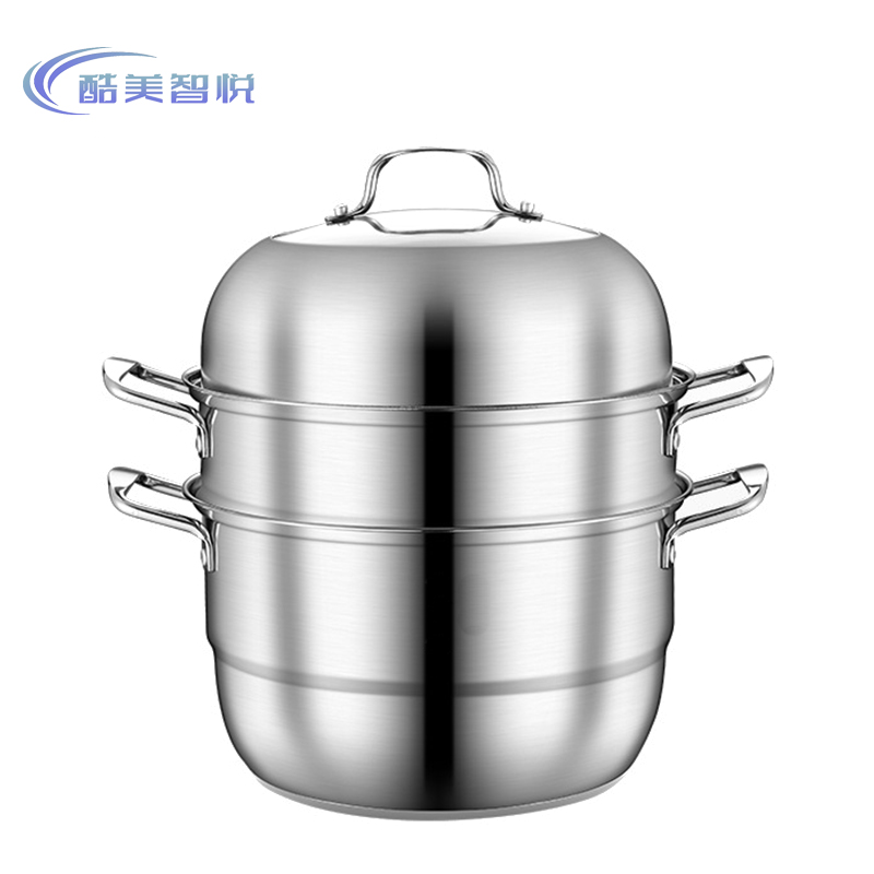 酷美智悦 304三层蒸锅实心把手30cm KM-JZ471 个