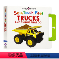 [正版]See Touch Feel Trucks and Things That Go 触觉视觉嗅觉感官认知卡车触摸