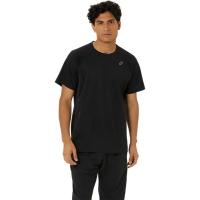 Asics运动速干透气男装针织半袖运动T恤