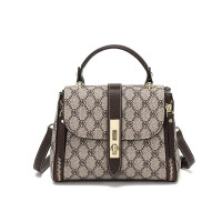 MKJ专柜正品欧美复古包包女2023新款水桶包洋气轻奢品字母手提斜挎包百搭单肩包小方包